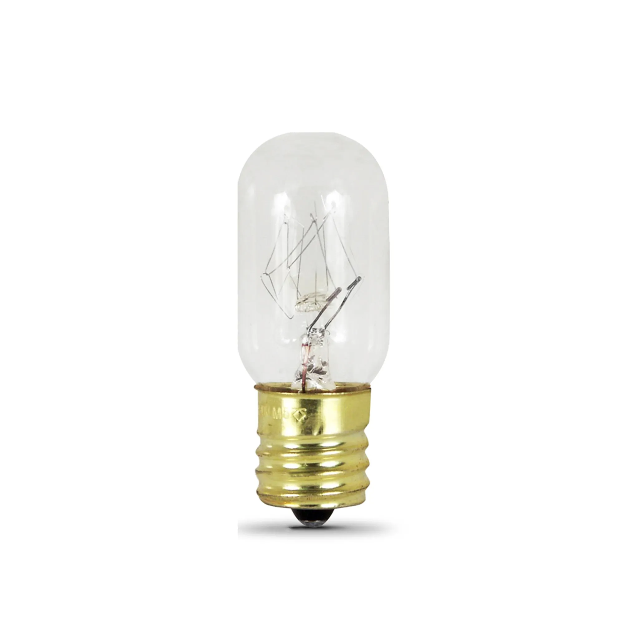 25W Warm White (3000K) E17 Base T7 Dimmable Incandescent Light Bulb