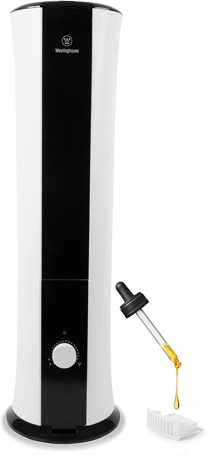 28" Cool Mist Ultrasonic Tower Humidifier 6L Top Fill