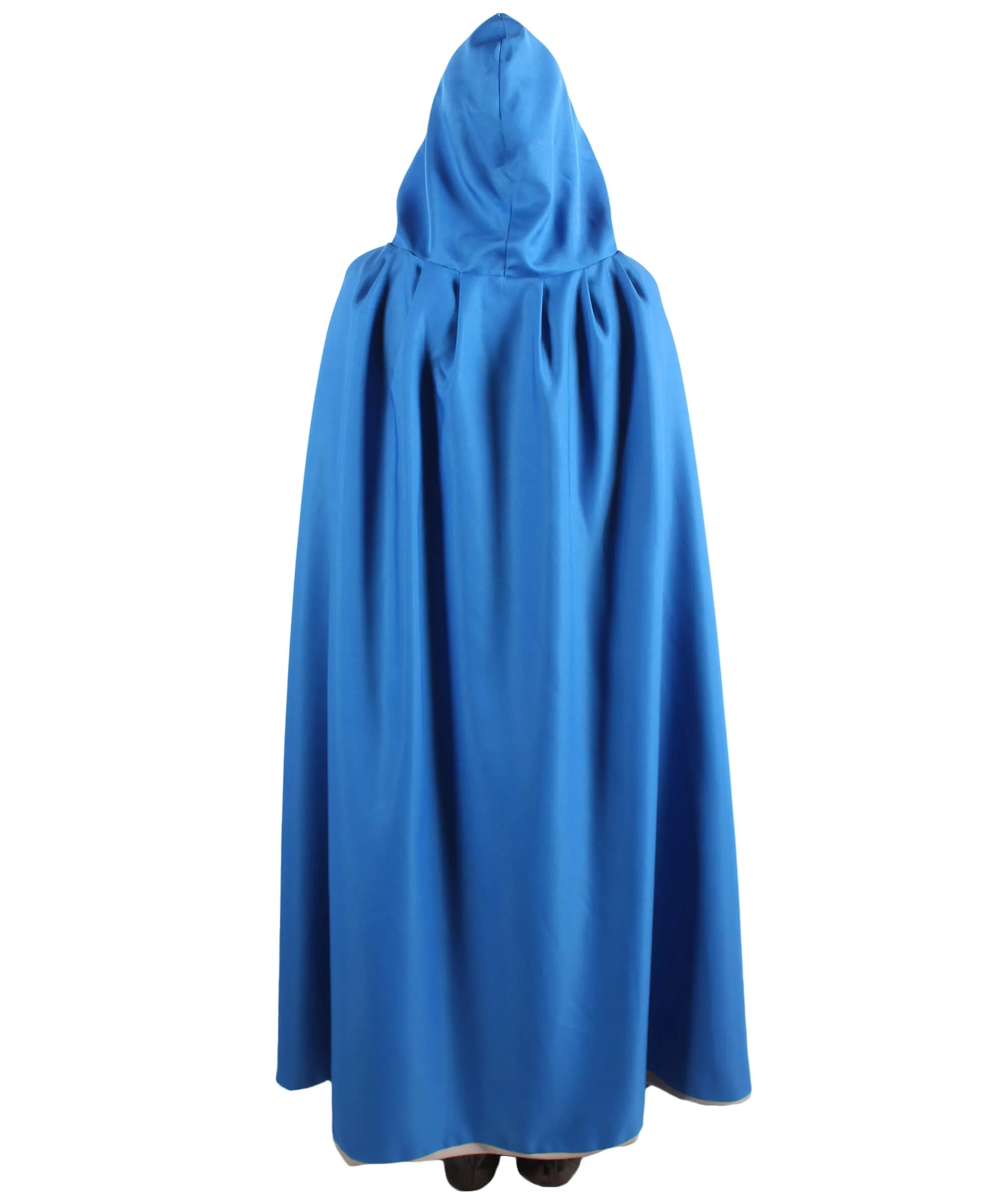 Adult Women’s Fantasy TV Drama Dragon Queen Blue Hooded Cape Costume | Multiple Size Options