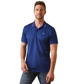 Ariat Clothing Men's Logo Fitted Polo