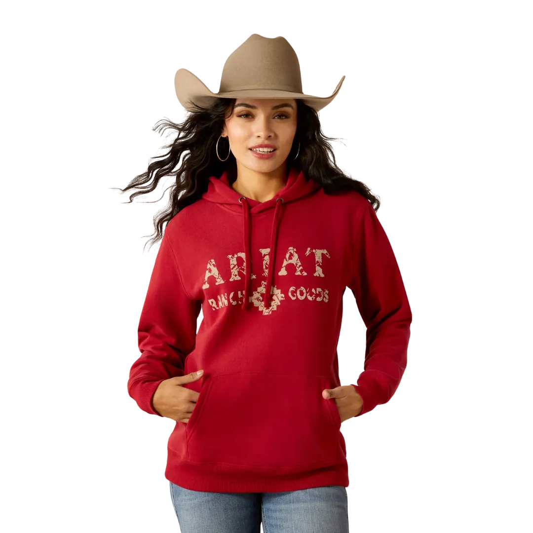 Ariat Women's Ranch Goods Rio Red Hoodie