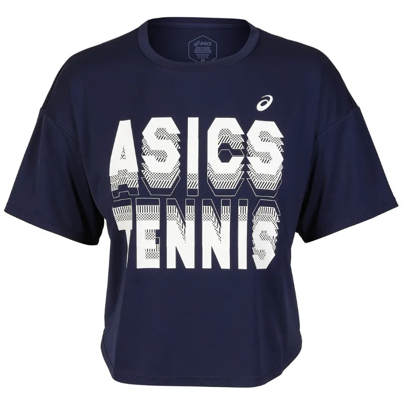 Asics Womens Court GPX Tennis Tee - Peacoat