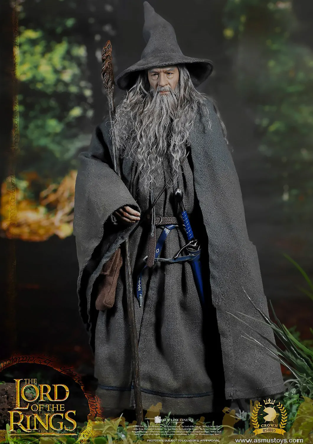 ASMUS TOYS LORD OF THE RINGS GANDALF THE GREY CROWN 1/6 CRW001