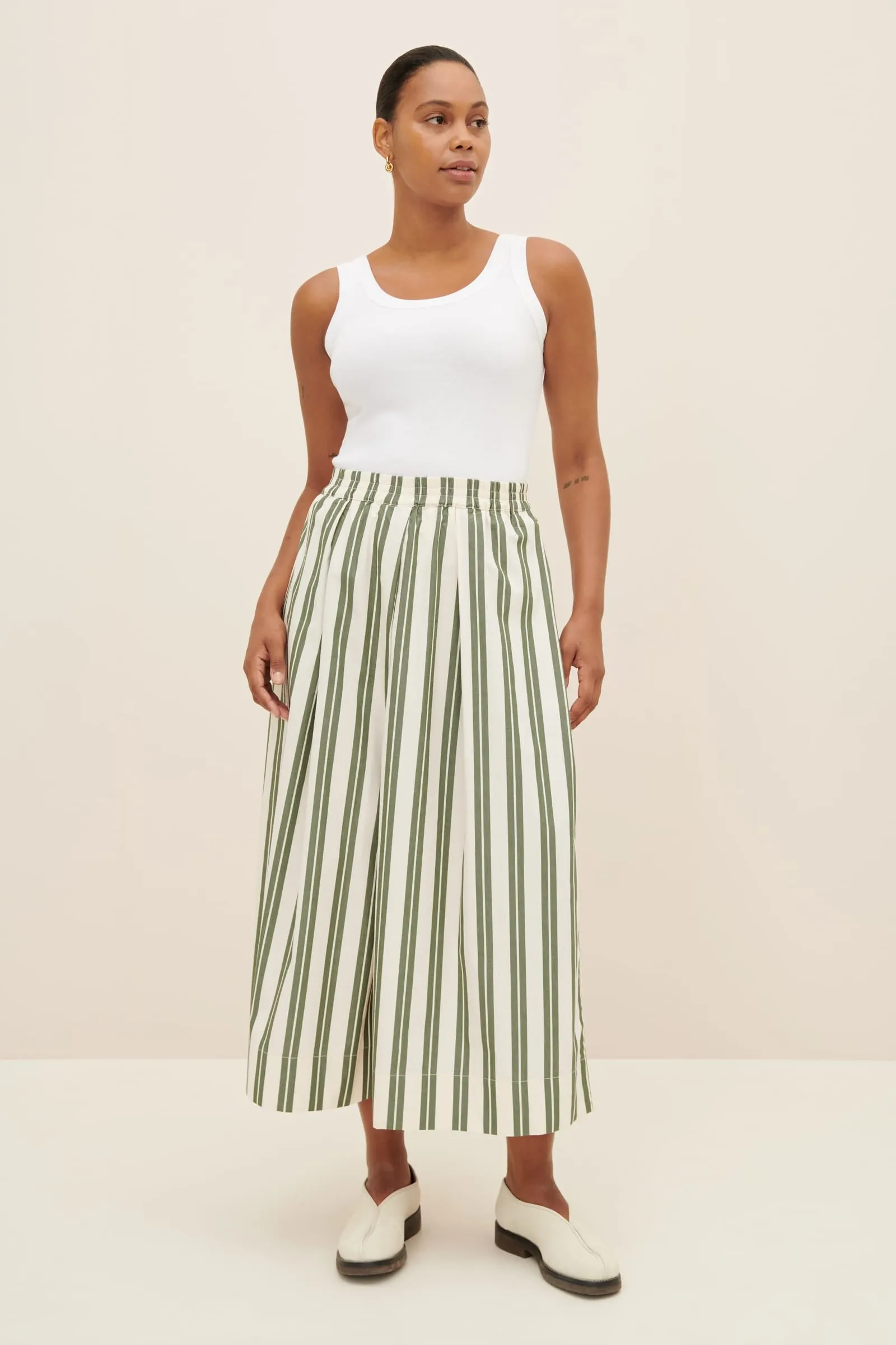 Athena Pant, Forest Stripe