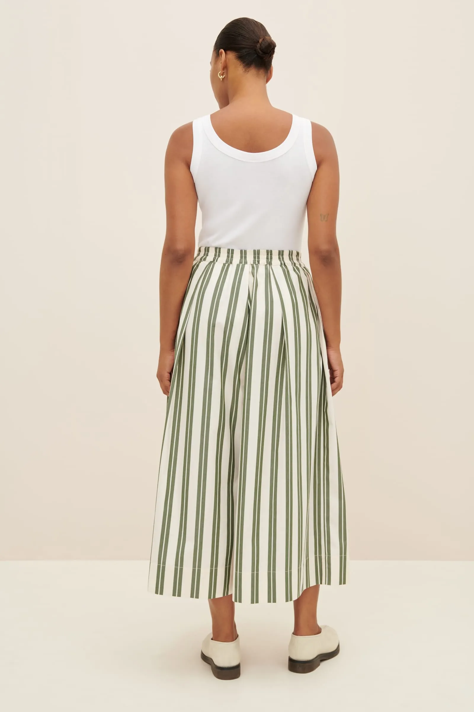 Athena Pant, Forest Stripe