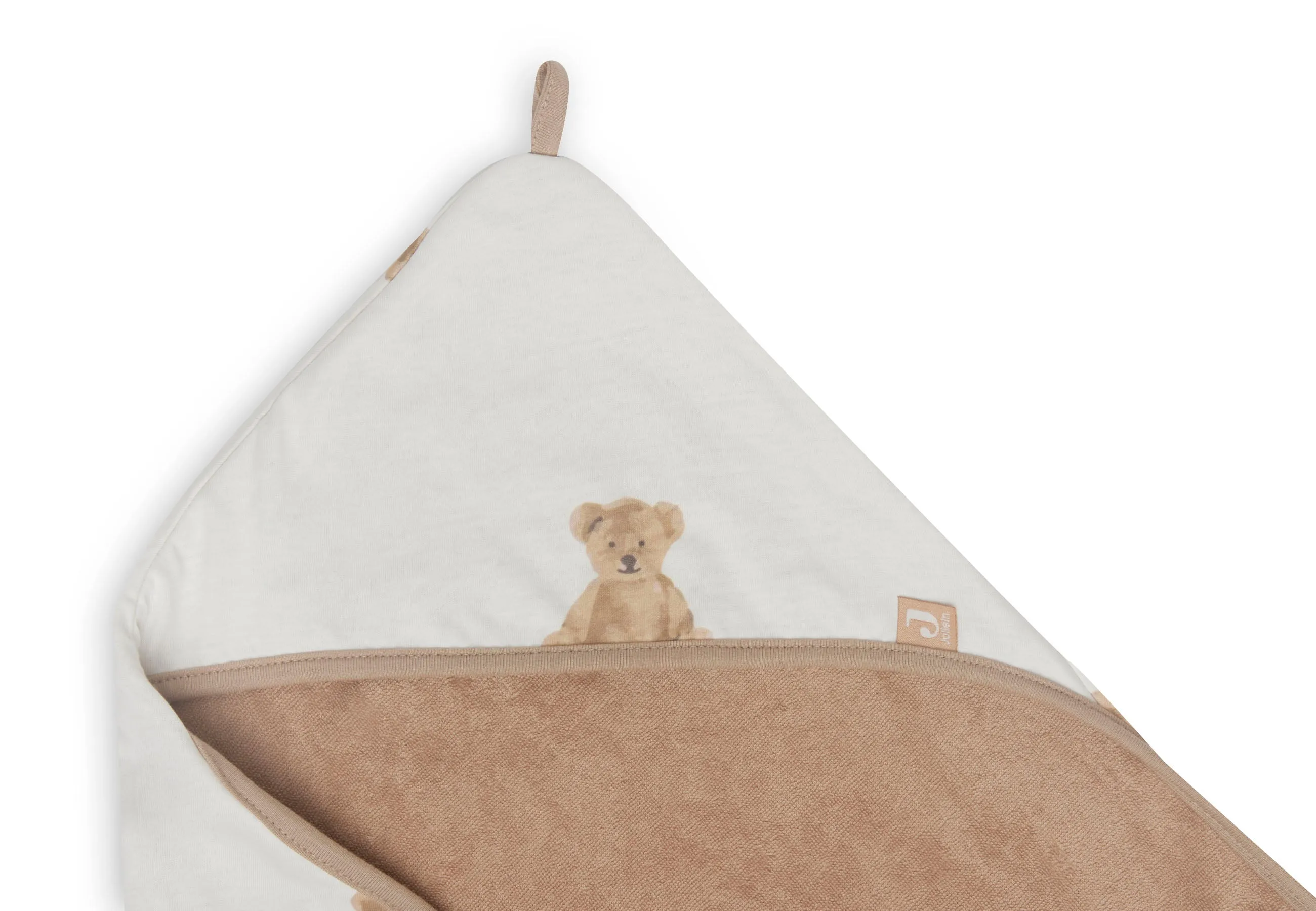 Badcape 75x75cm - Teddy Bear - GOTS