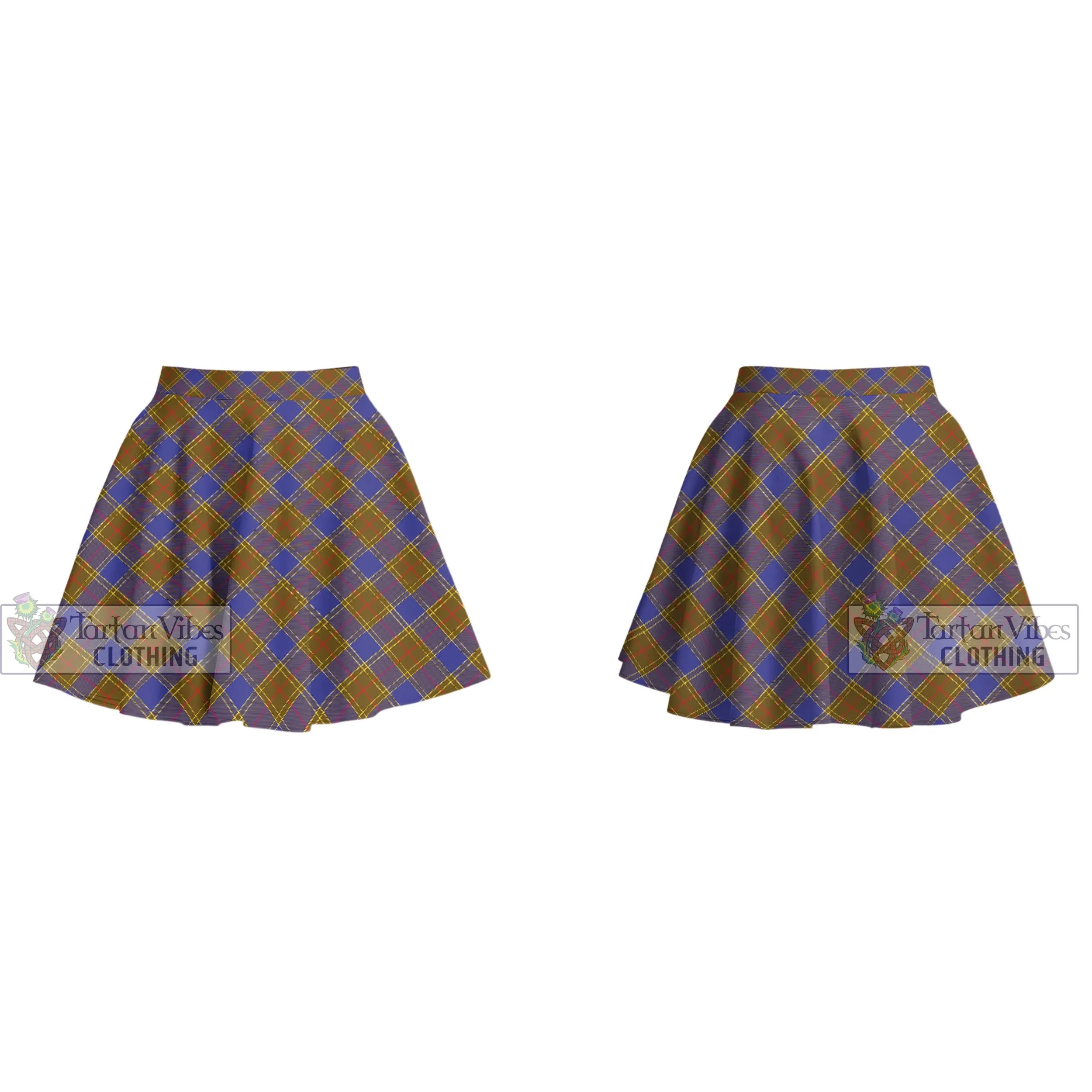 Balfour Tartan Women's Plated Mini Skirt