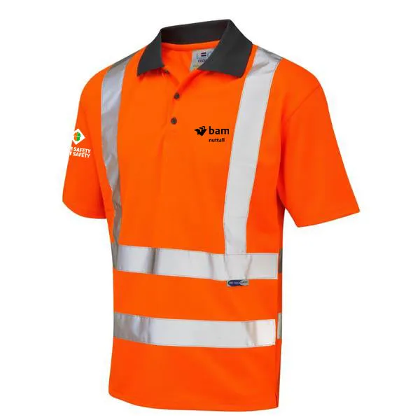 BAM Nuttall Ecovis CoolViz Polo Shirt