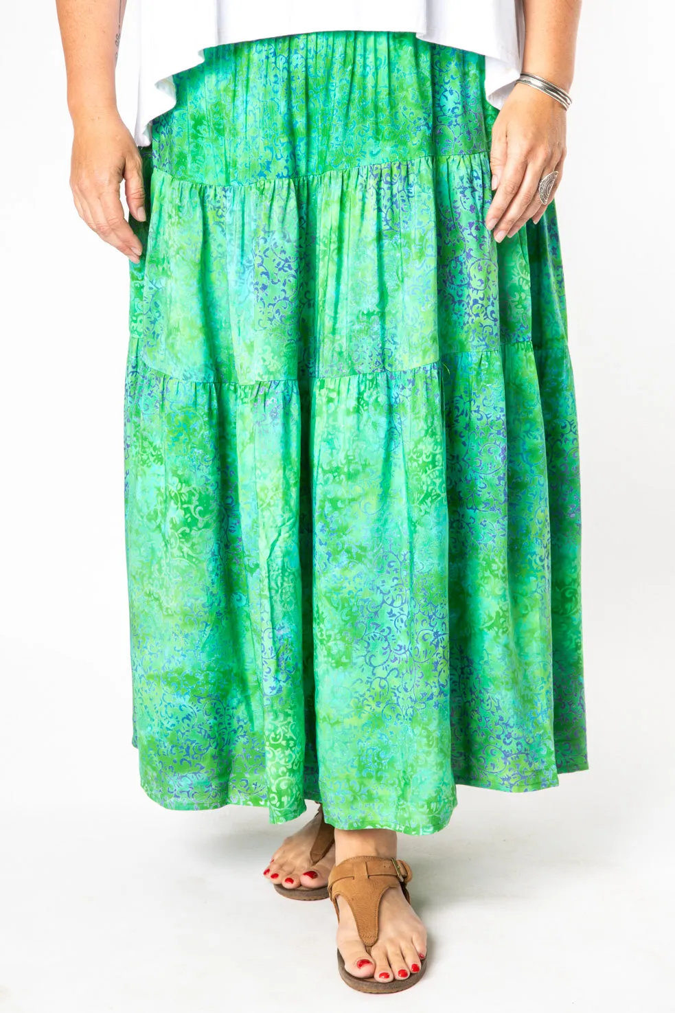 Batik Prairie Skirt