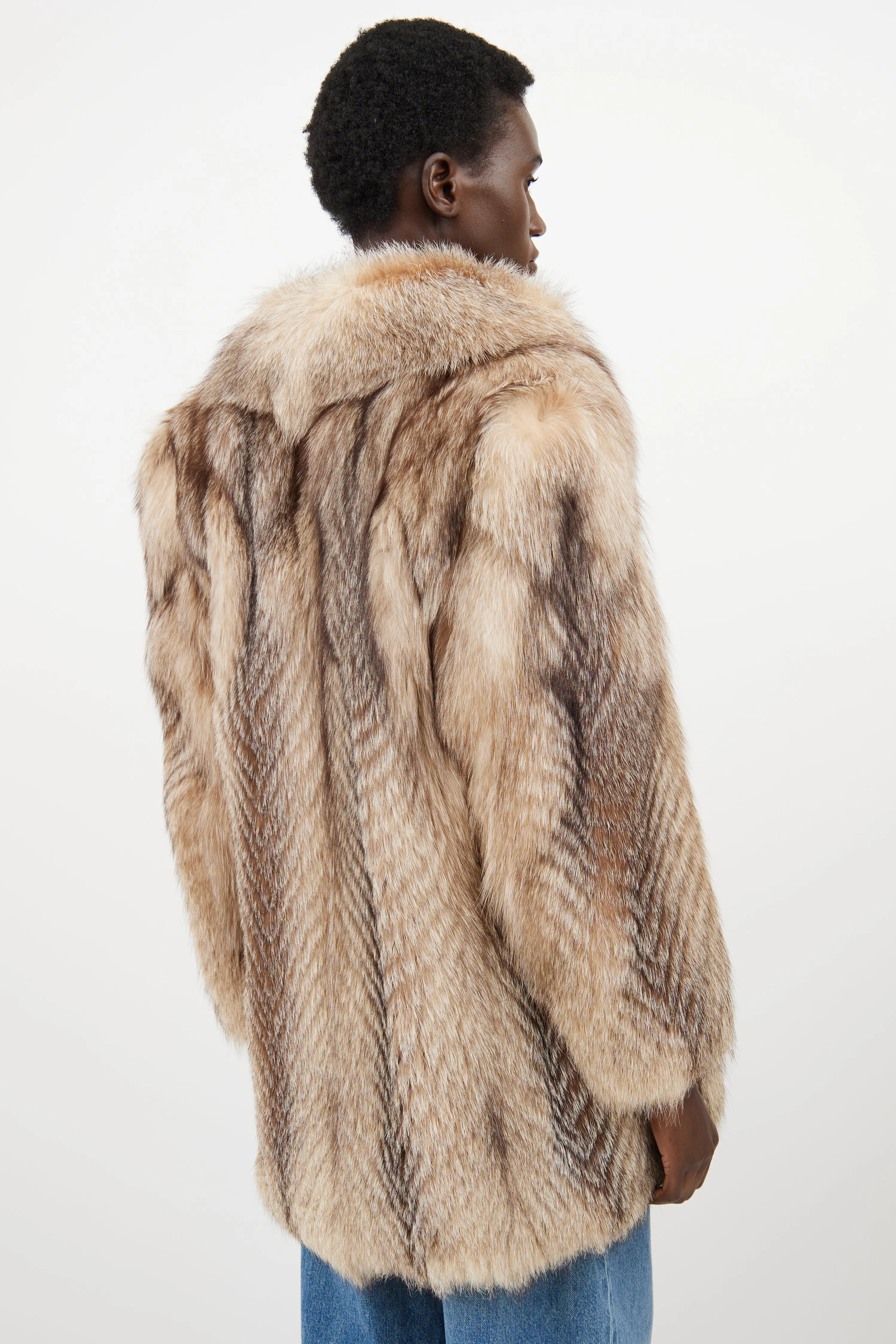 Beige Fur Jacket