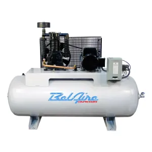 Belaire 338HL4 2-Stage Electric Air Compressor, 7.5HP 80G Horz 460/3