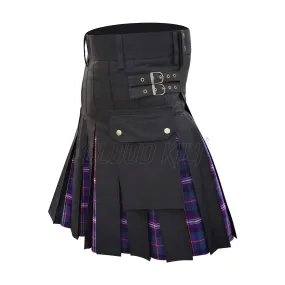 Box Pleated Tartan Hybrid Masonic Utility Kilt