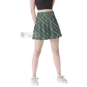 Brisbane Tartan Women's Plated Mini Skirt