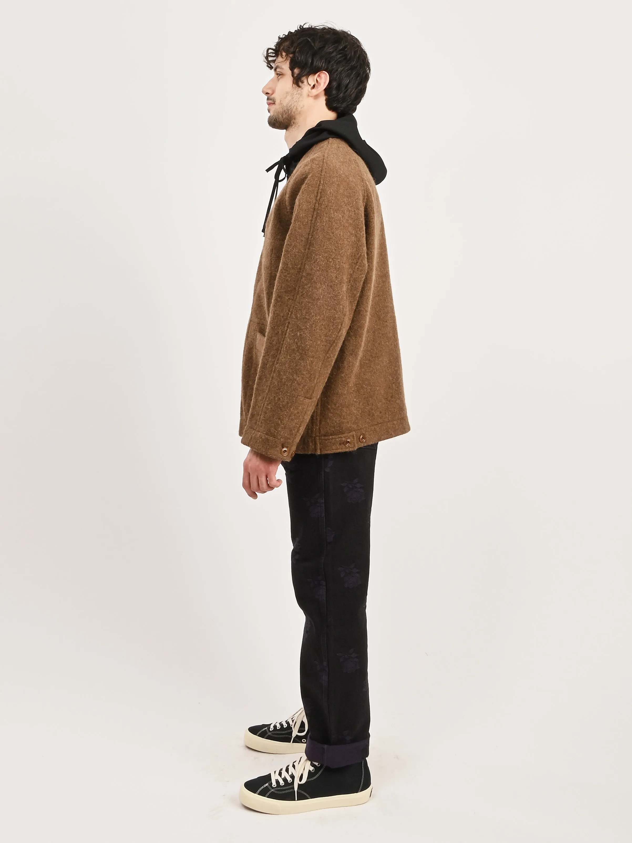 Brown Raglan Jacket Liner