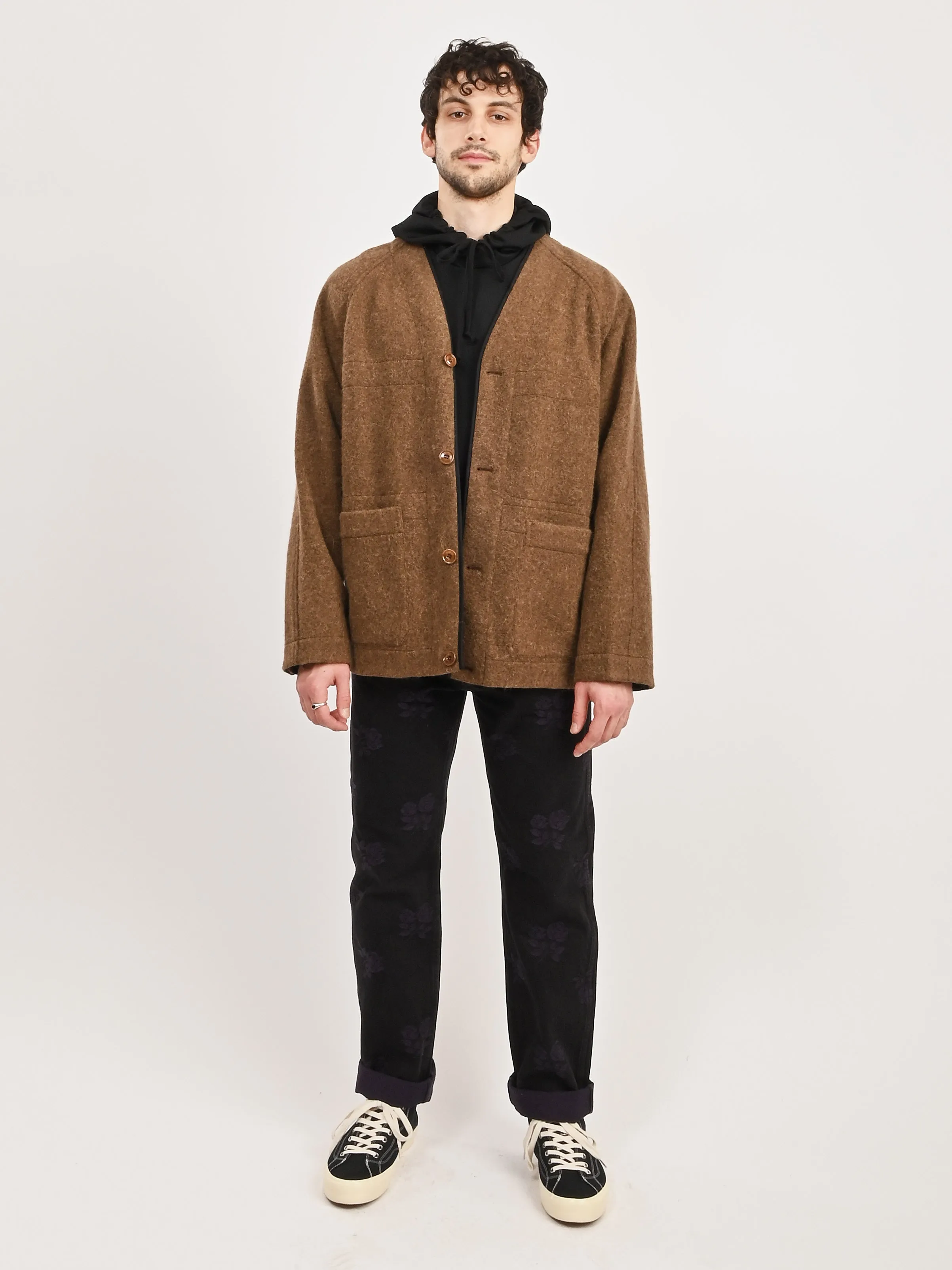 Brown Raglan Jacket Liner