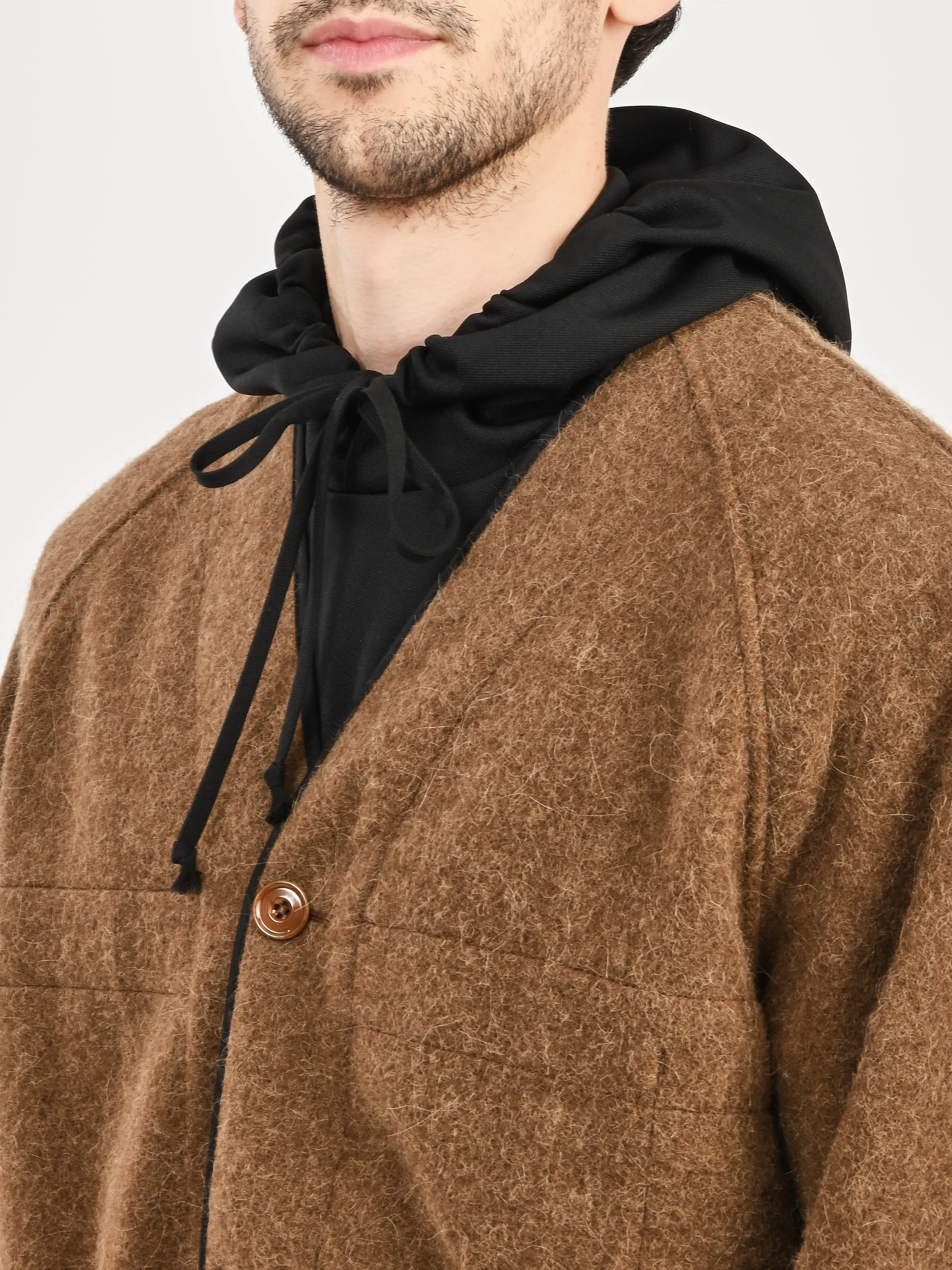 Brown Raglan Jacket Liner