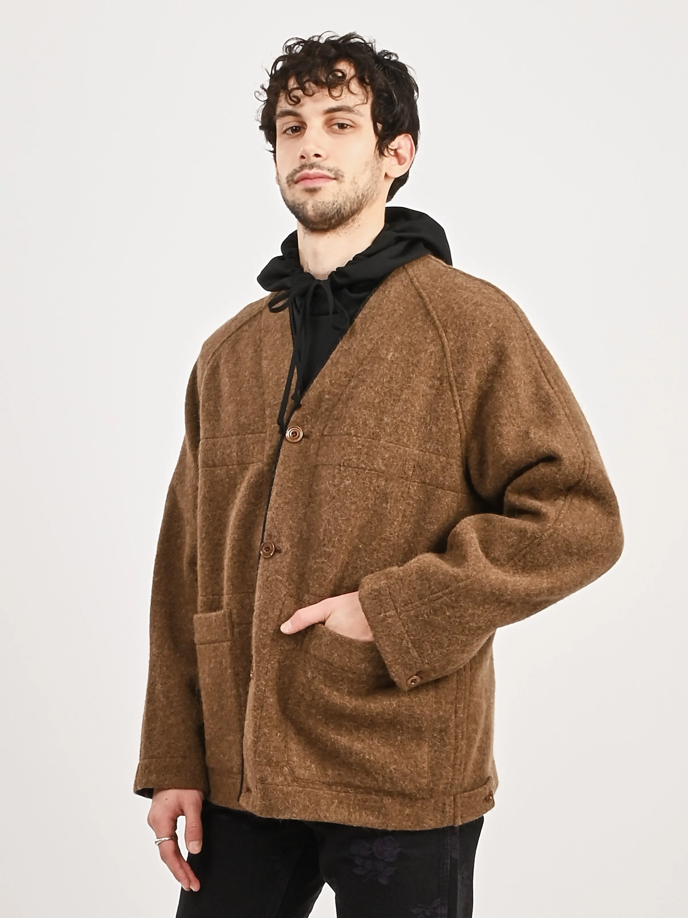 Brown Raglan Jacket Liner