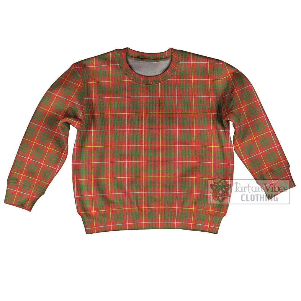 Bruce County Canada Tartan Kid Ugly Sweater