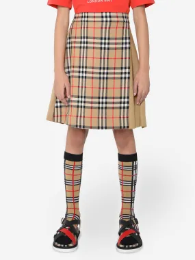 Burberry Girls Check Lana Skirt