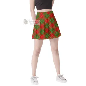 Burnett Tartan Women's Plated Mini Skirt