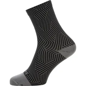 C3 Mid Bike Socks - Gray/Black