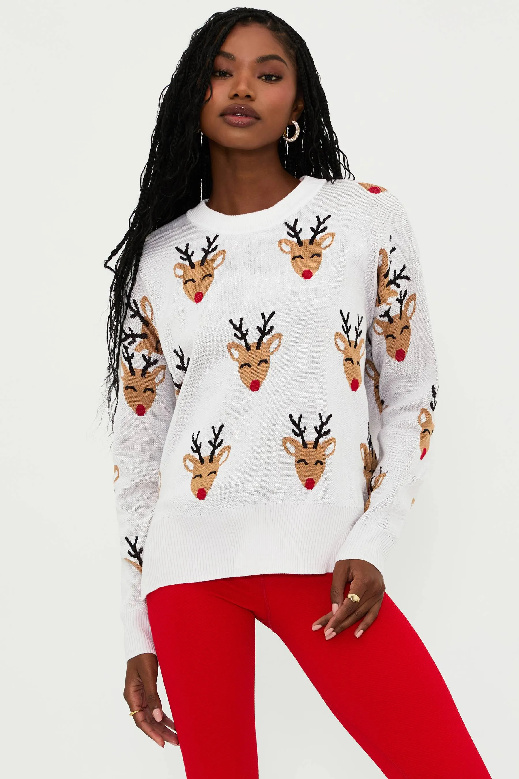 Callie Sweater Cheery Deer