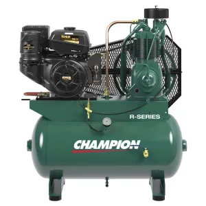 Champion 30 Gal HGR7 R Series Air Compressor, 14 HP Kohler Horz.