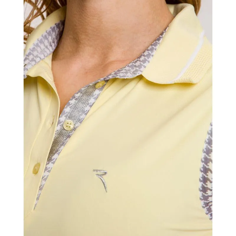 Chervò Akuse S/L Polo w/Trim - Yellow