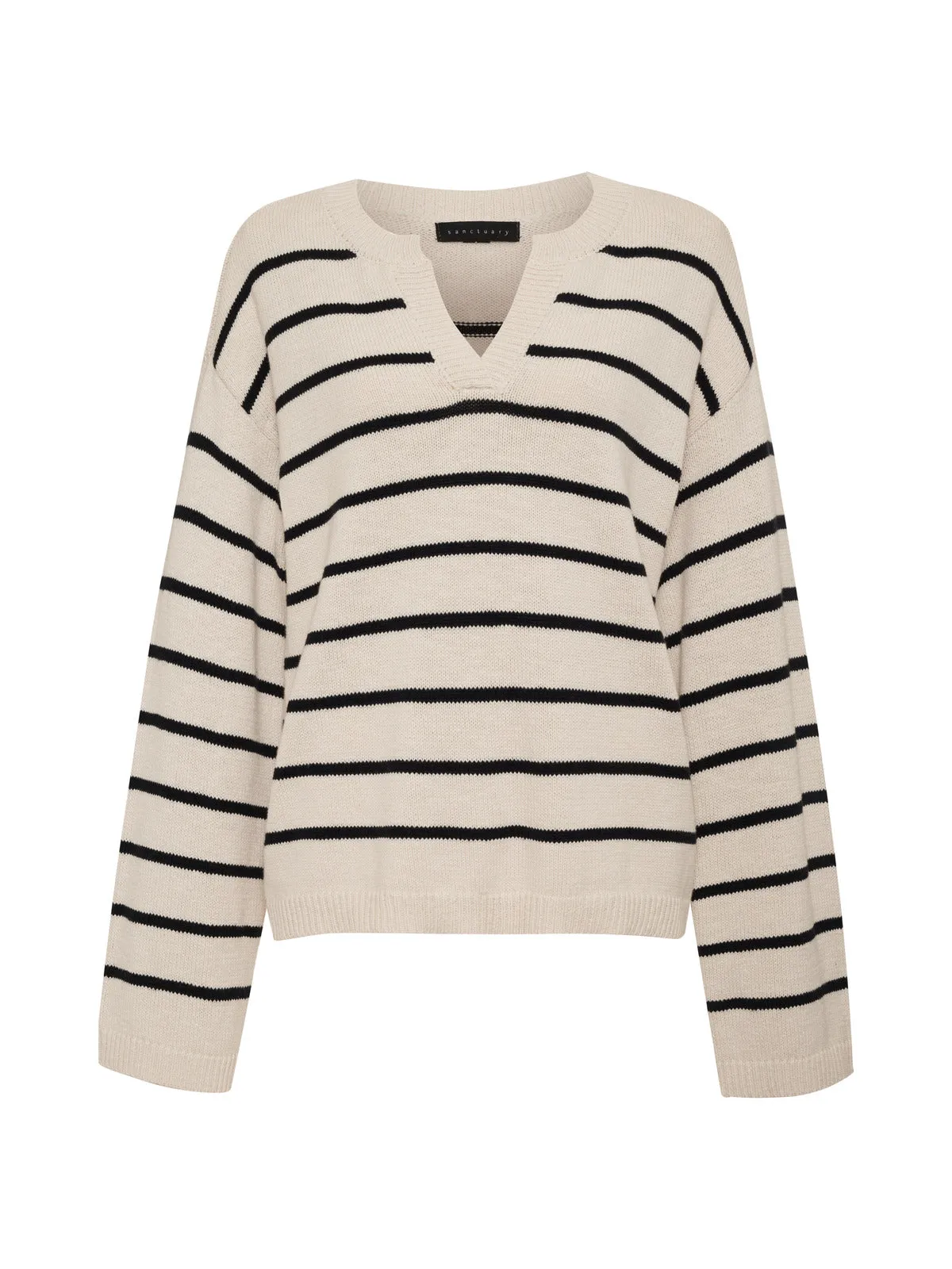 Chill Vibes Sweater Chalk Black Stripe Inclusive Collection