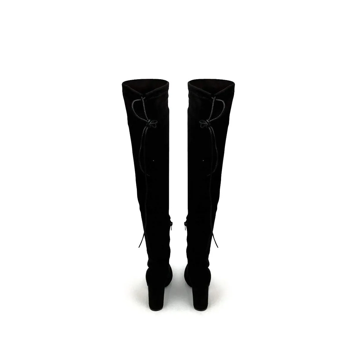 Cinda Block Heel Slim Over Knee Boot