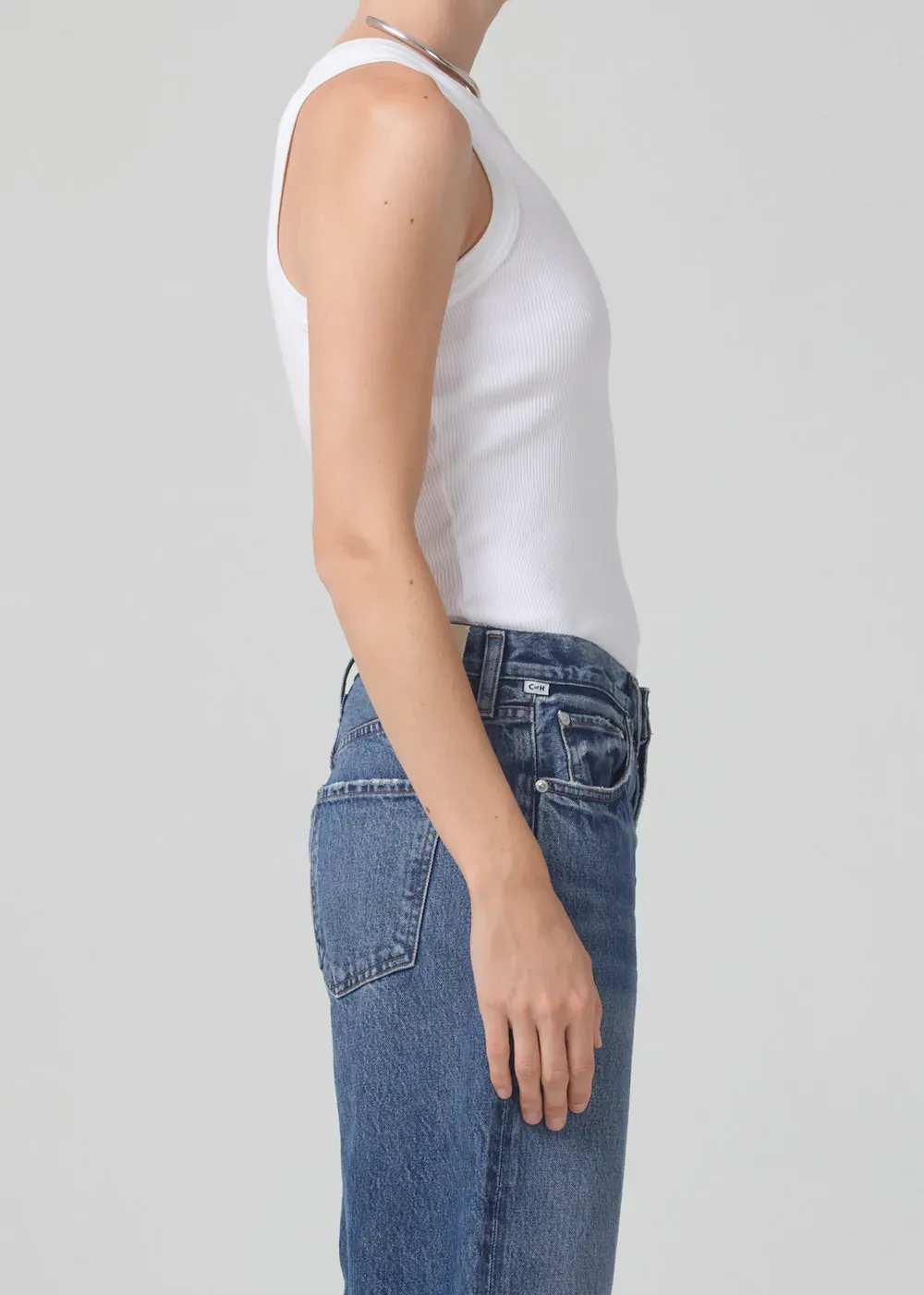 Citizens of Humanity - Isabel Rib Tank in White