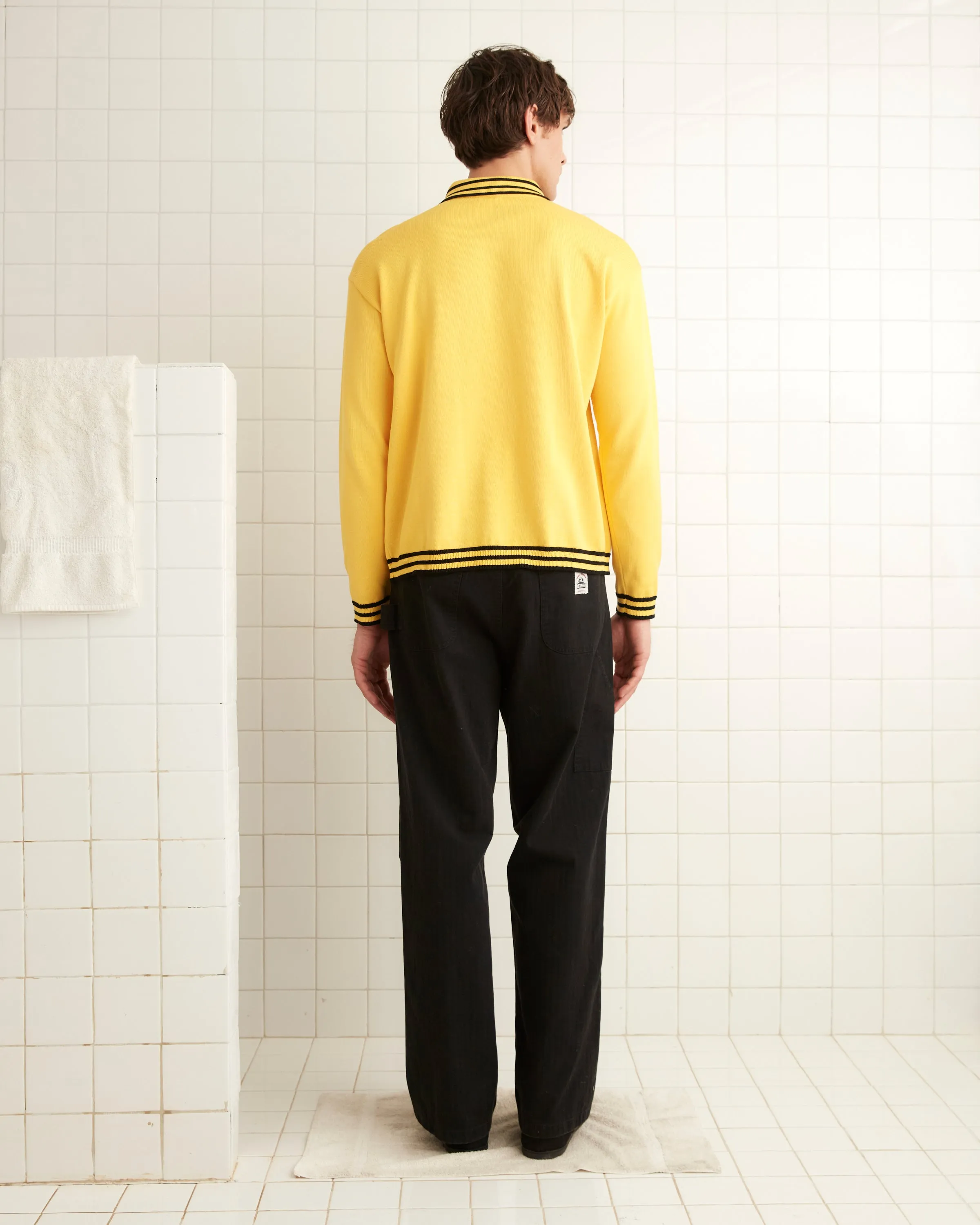 Club Long-Sleeved Polo - Yellow