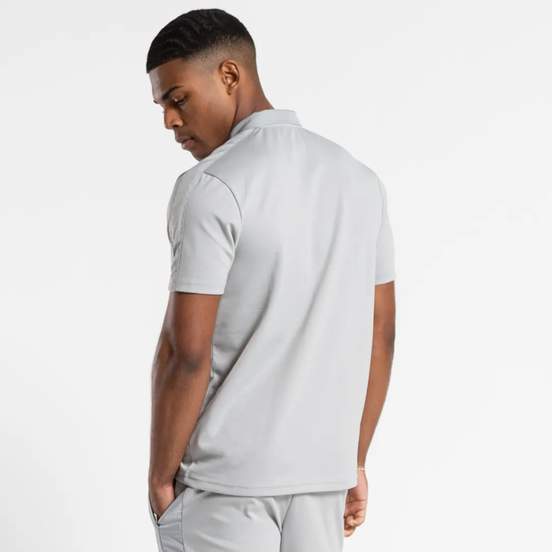 Clyne Polo Shirt - Light Grey