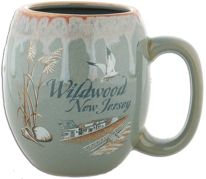 CMWJ01 Coffee Mug Drip Glaze Wildwood