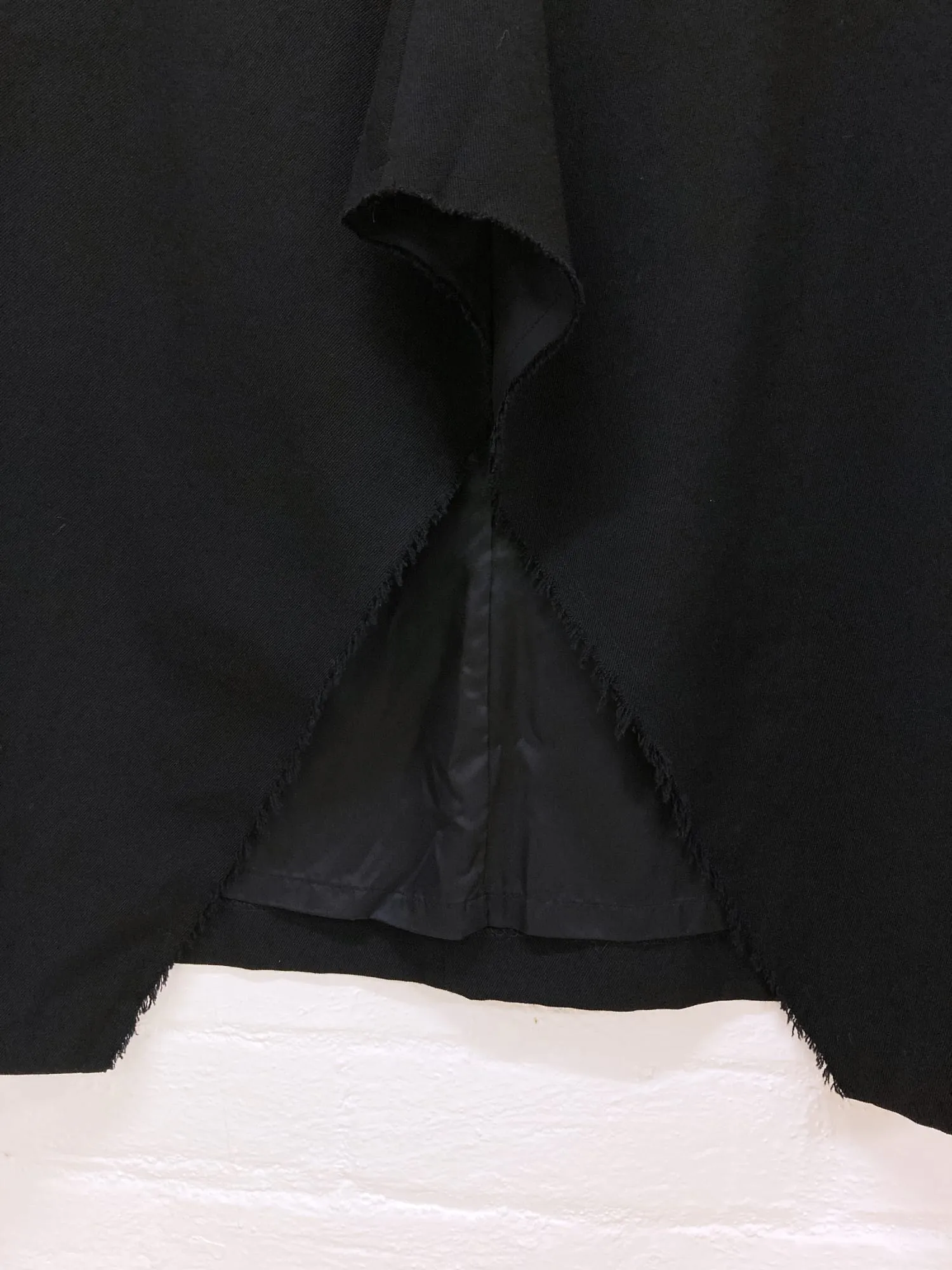 Comme des Garcons AW1994 gabardine maxi with back cutout - L M