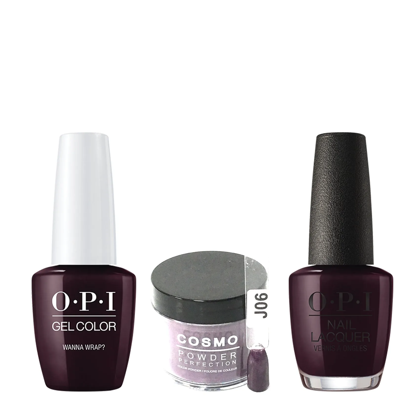 Cosmo 3in1 Dipping Powder   Gel Polish   Nail Lacquer (Matching OPI), 2oz, CJ06