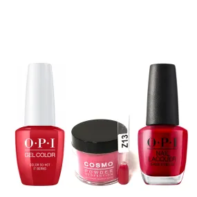 Cosmo 3in1 Dipping Powder   Gel Polish   Nail Lacquer (Matching OPI), 2oz, CZ13