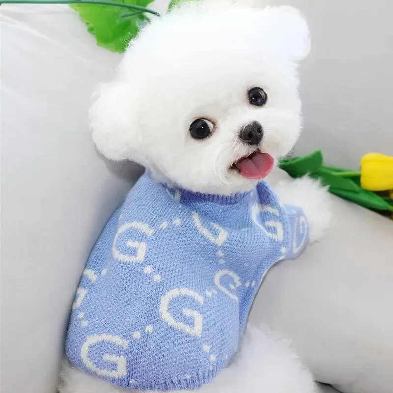 Creative Letter Dog Knit Sweater