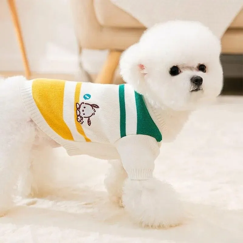 Creative Letter Dog Knit Sweater