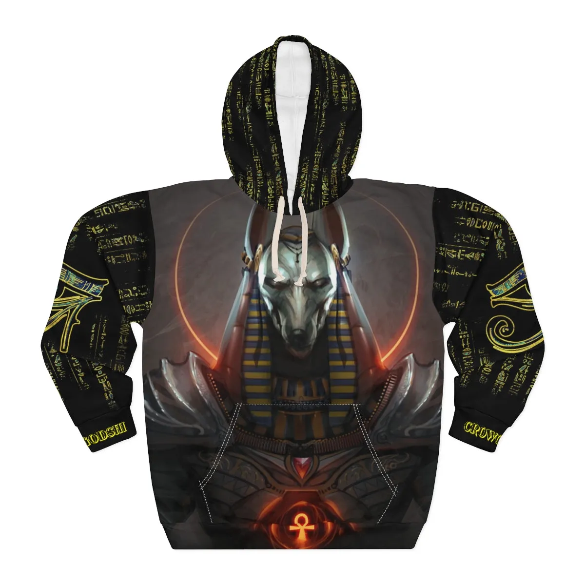 Crowgodshi Designer Anubis Hoodie