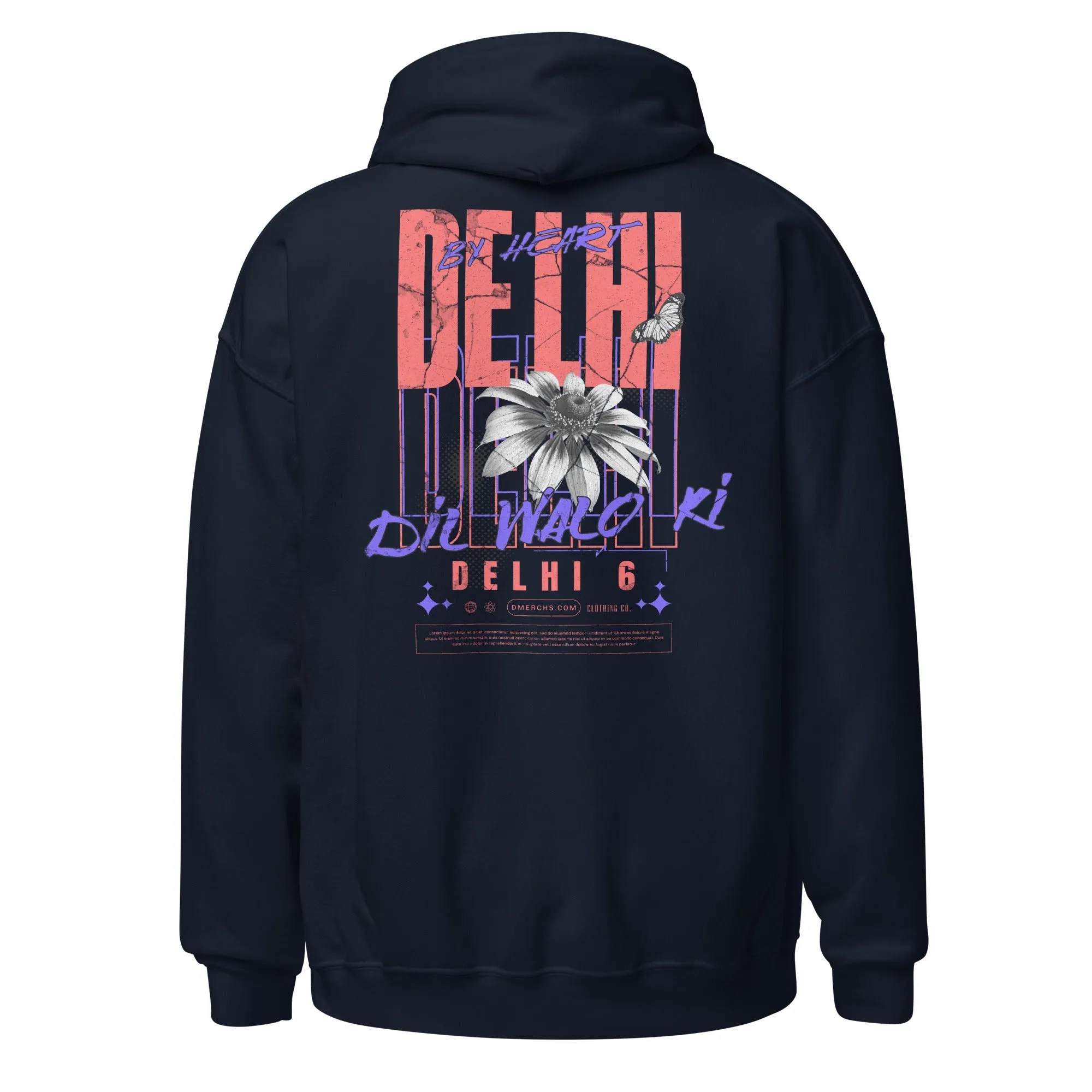 Delhi by heart Unisex Hoodie