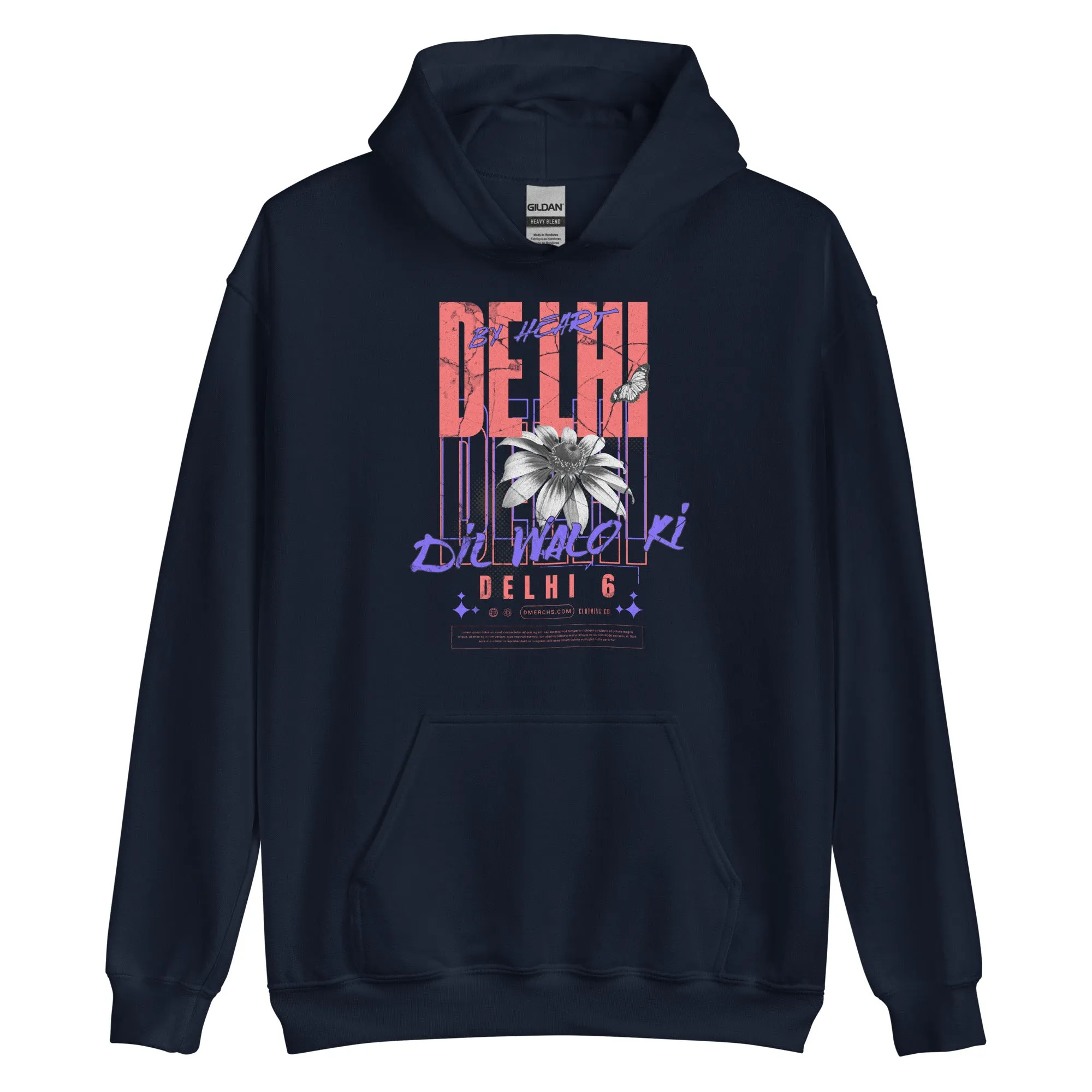 Delhi by heart Unisex Hoodie