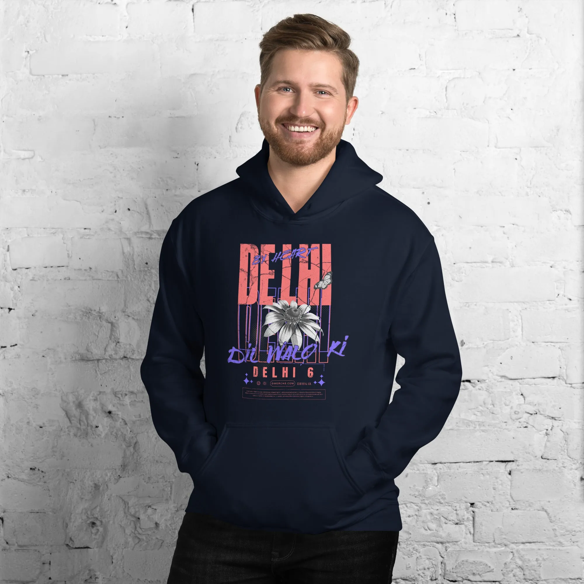 Delhi by heart Unisex Hoodie