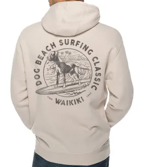 Dog Beach Surfing Classic Hoodie