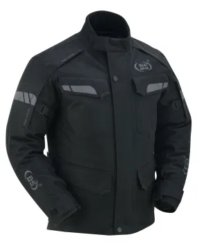 DS4615 Advance Touring Textile Motorcycle Jacket for Men - Black