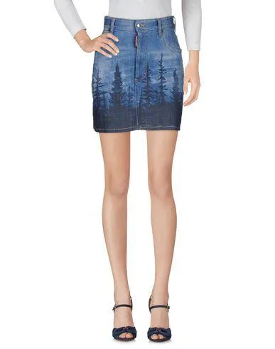 Dsquared2 Women Denim skirt Blue 6 UK