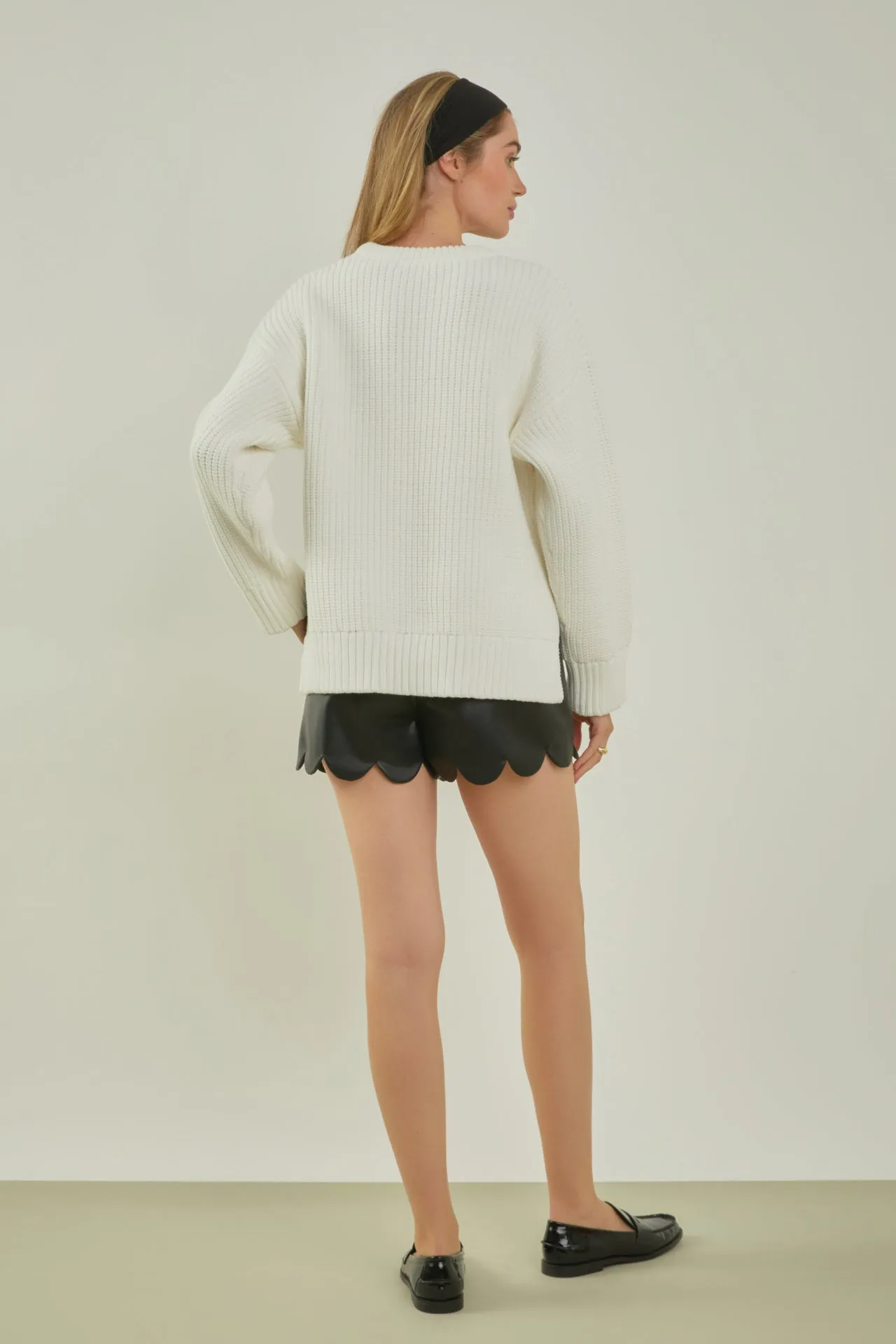 English Factory - Oversize Ribbed Sweater