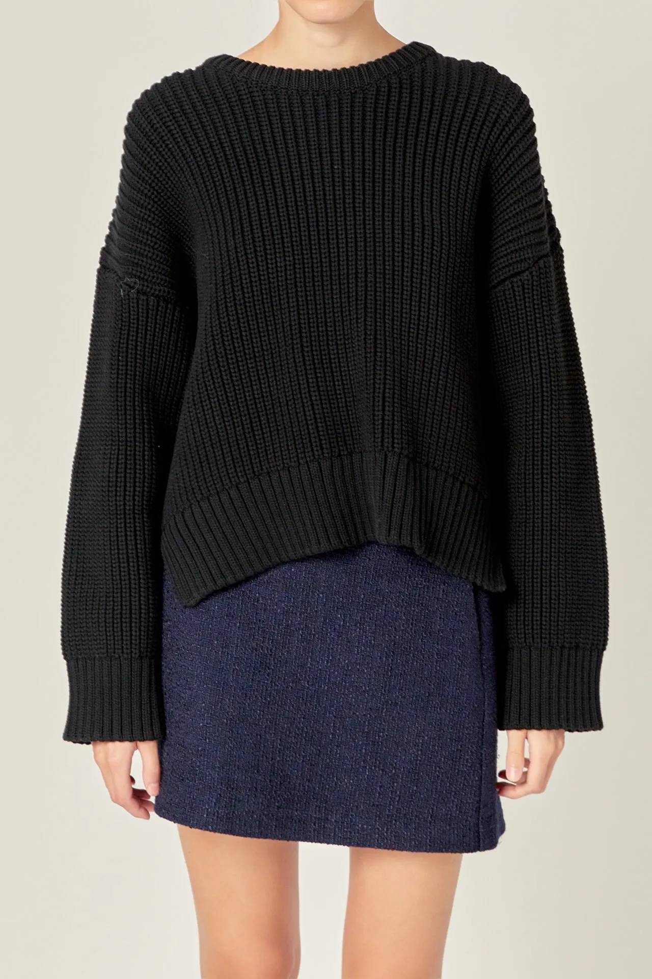 English Factory - Oversize Ribbed Sweater