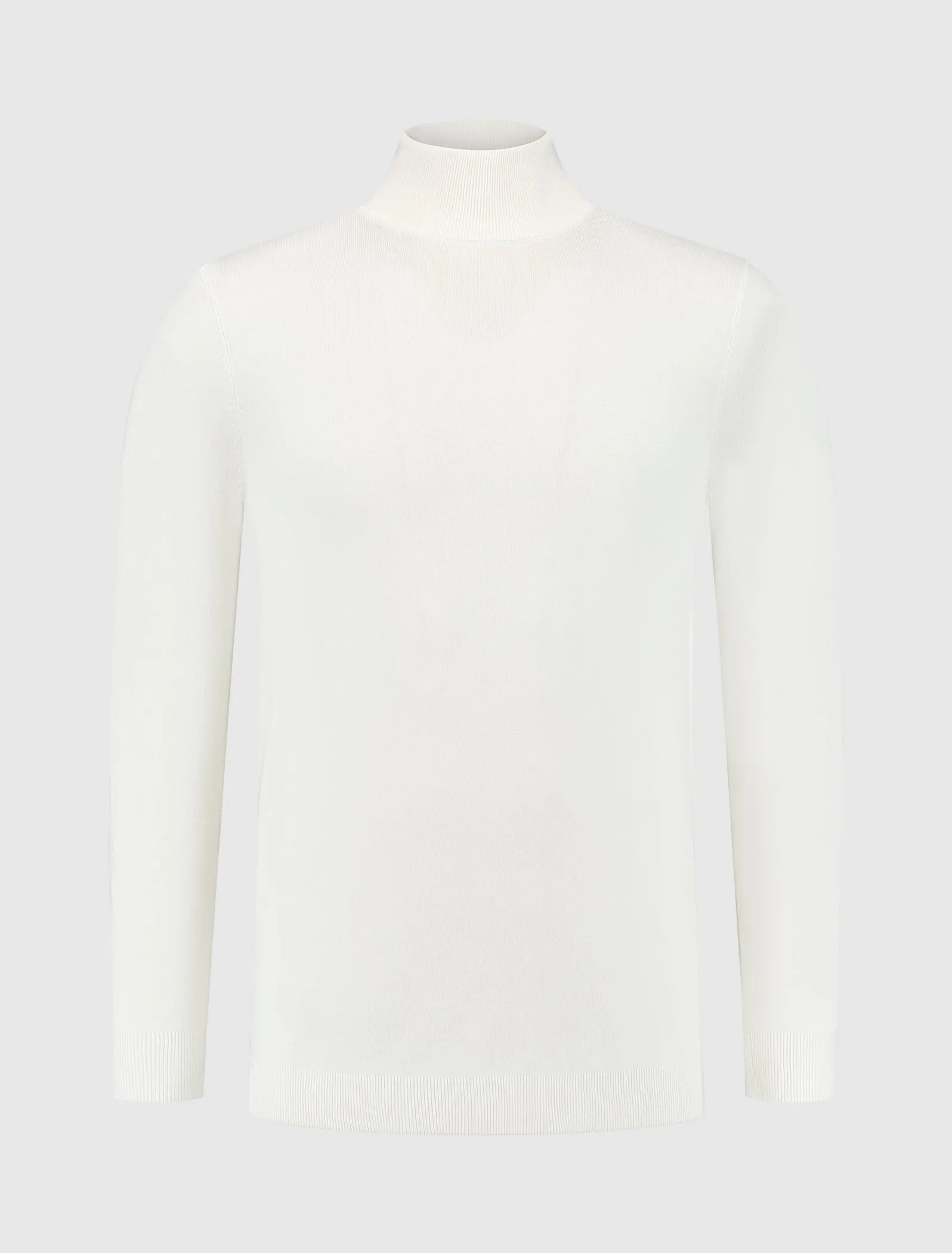 Essential Knitwear Mockneck Sweater | Off White