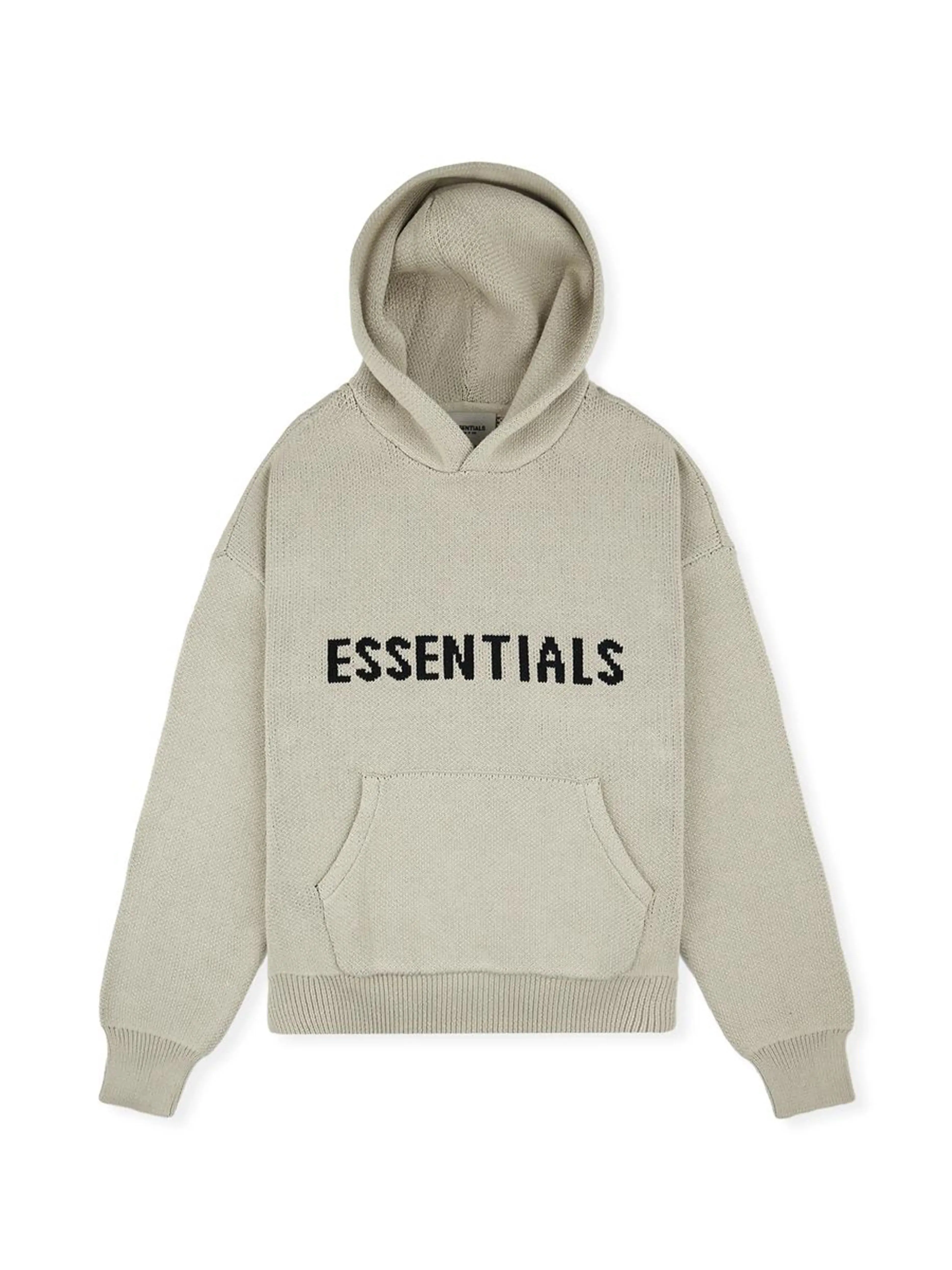 Fear Of God Essentials Pullover Knit Hoodie Olive/Khaki [FW20]